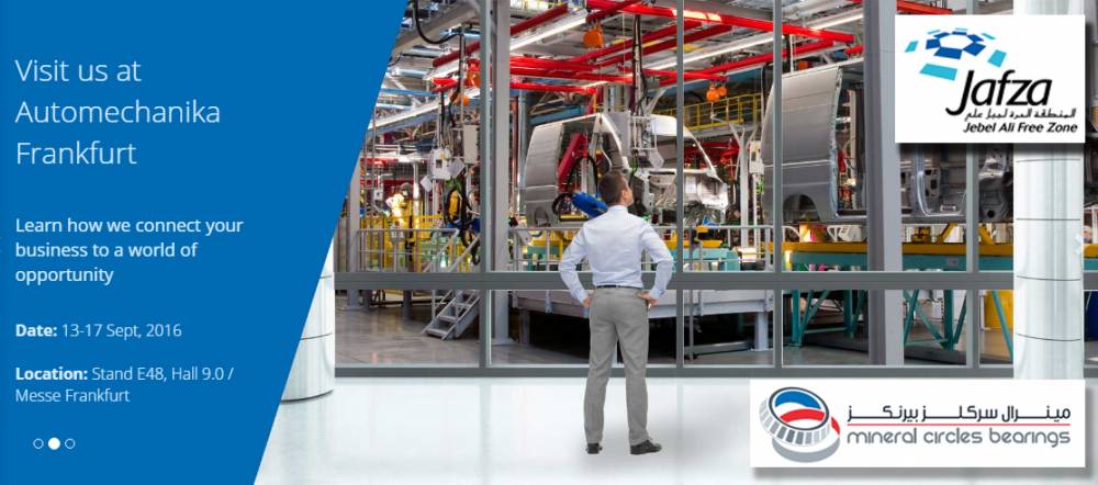MCB joins Jafza in Automechanika Frankfurt 2016