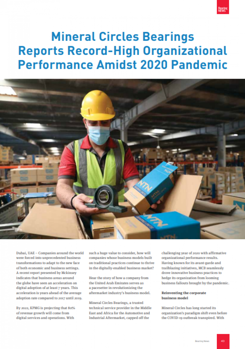 Mineral Circles Bearings featured on BearingNews March 2021 Issue