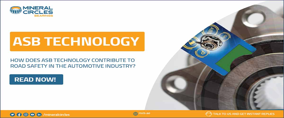 How does ASB bearing technology contribute to road safety in the 2021 Automotive industry?