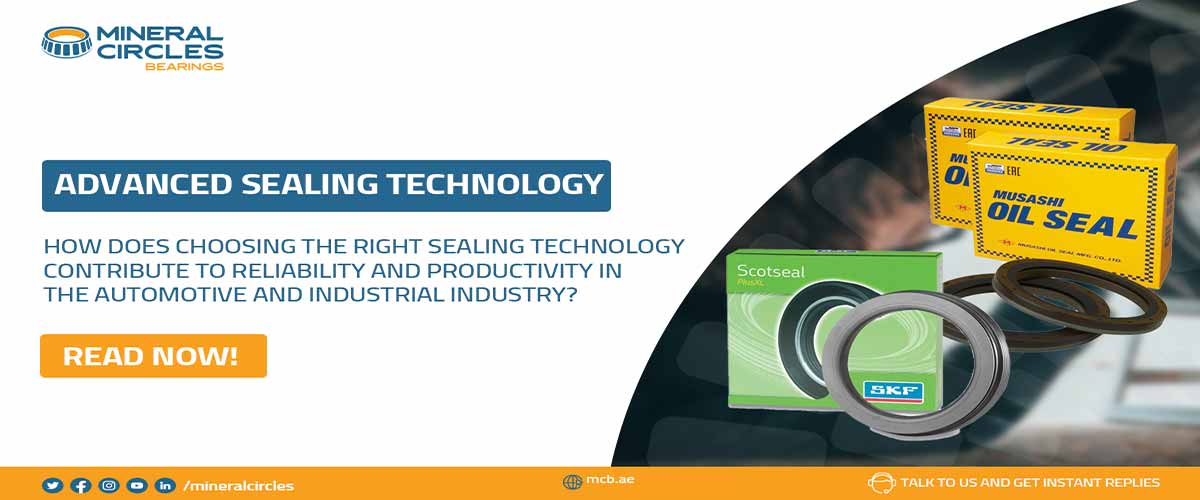 How does choosing the right sealing technology contribute to reliability and productivity in the automotive and industrial industry?